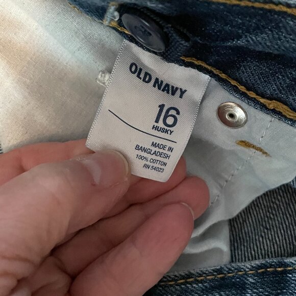OLD NAVY Straight Leg Husky 16 Jeans - Picture 7 of 10